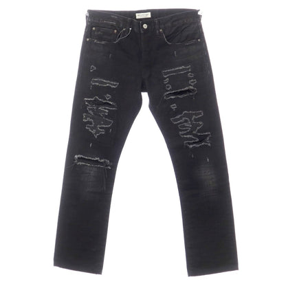 [Used] Ron Herman Distressed Denim Pants Jeans Black [Size 30] [BLK] [S/S/A/W] [Condition Rank C] [Men&