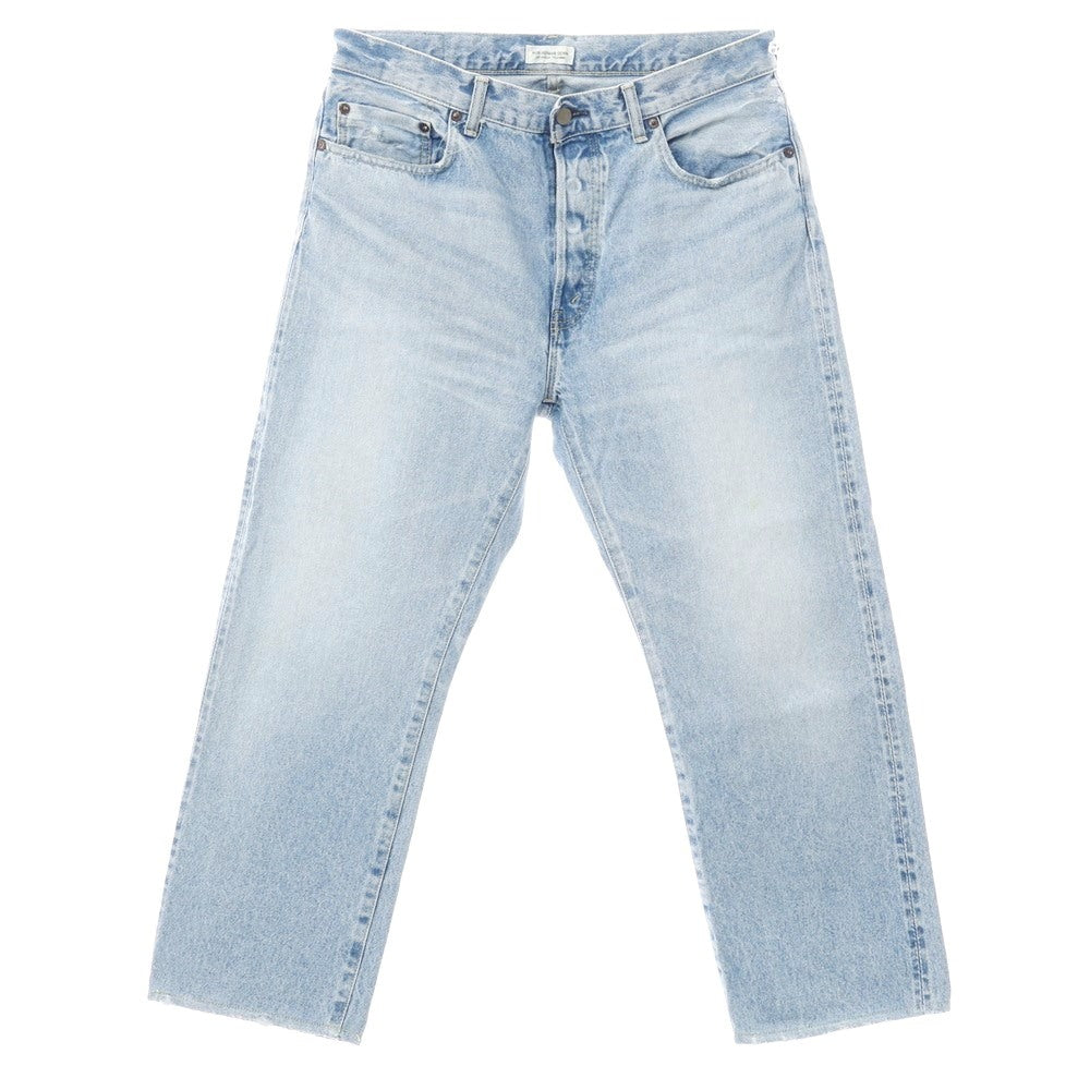 [Used] Ron Herman processed denim pants, jeans, light blue [size 33] [BLU] [S/S/A/W] [Condition rank C] [Men&