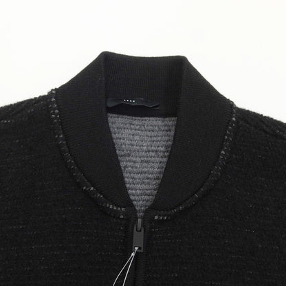 [Used] Hevo 2020 Autumn/Winter Wool Zip-up Knit Blouson Black [Size L] [BLK] [A/W] [Condition Rank B] ​​[Men&