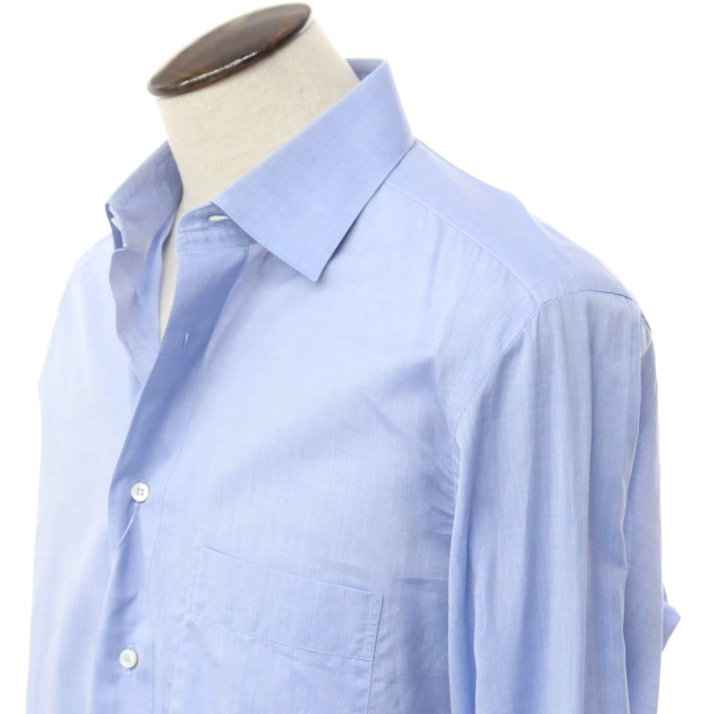 [Used] Brioni Cotton Regular Collar Dress Shirt Blue [Size 41] [BLU] [S/S/A/W] [Condition Rank D] [Men&