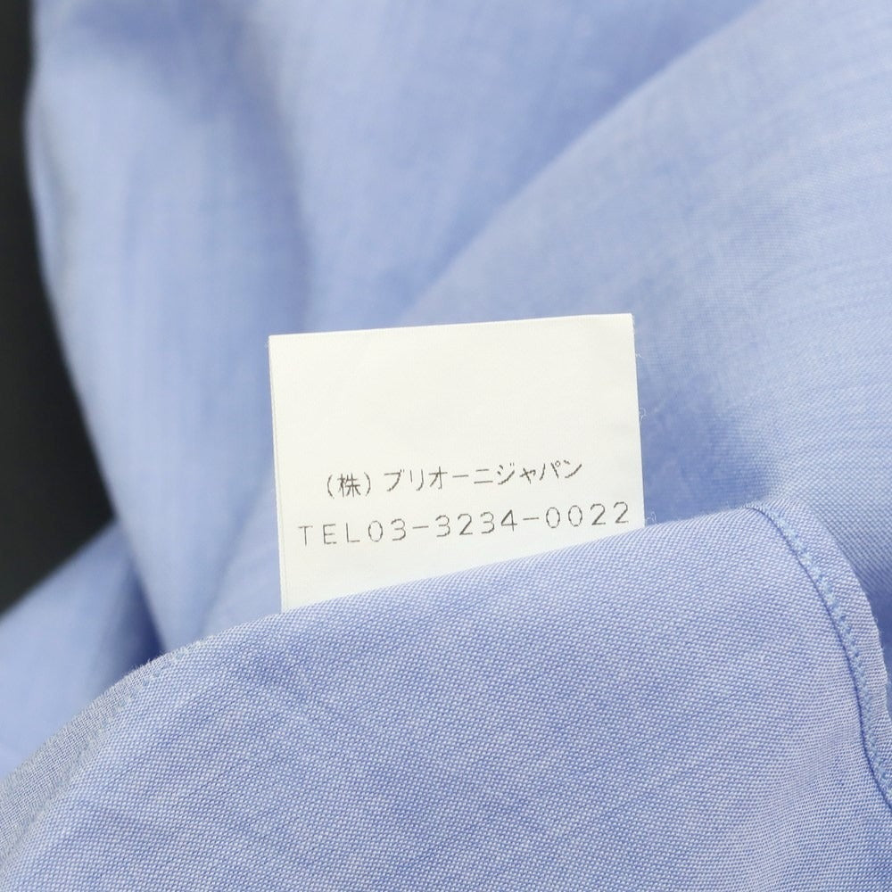 [Used] Brioni Cotton Regular Collar Dress Shirt Blue [Size 41] [BLU] [S/S/A/W] [Condition Rank D] [Men&