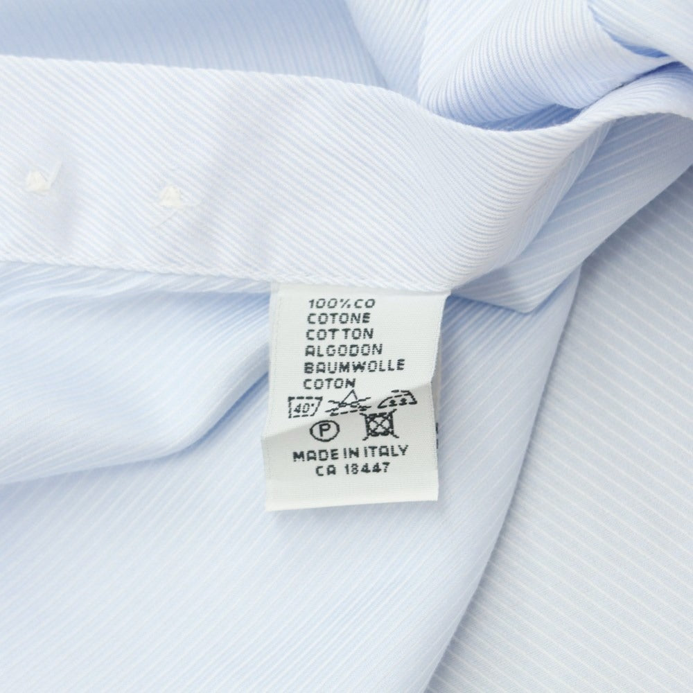 [Used] TINO COSMA Cotton Semi-Wide Collar Dress Shirt Sax [Size 41] [BLU] [S/S/A/W] [Condition Rank C] [Men&