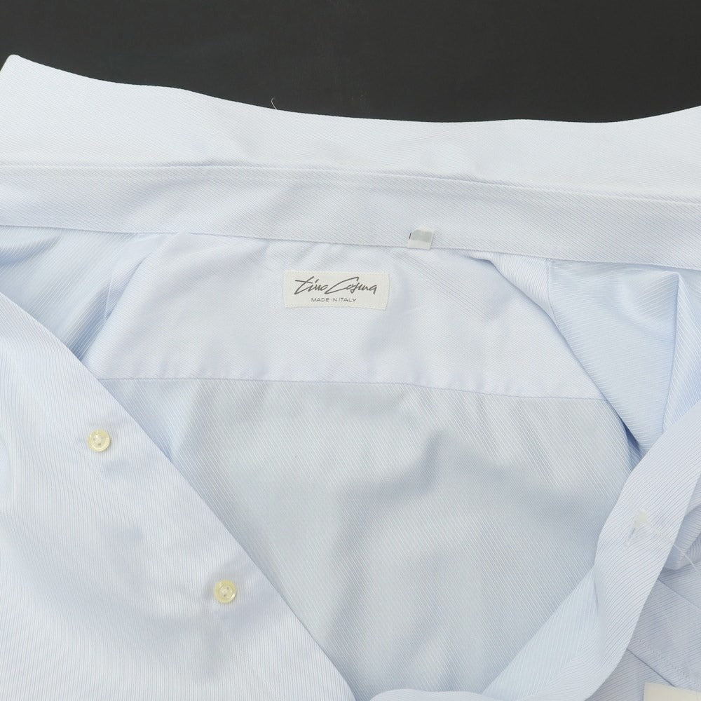 [Used] TINO COSMA Cotton Semi-Wide Collar Dress Shirt Sax [Size 41] [BLU] [S/S/A/W] [Condition Rank C] [Men&