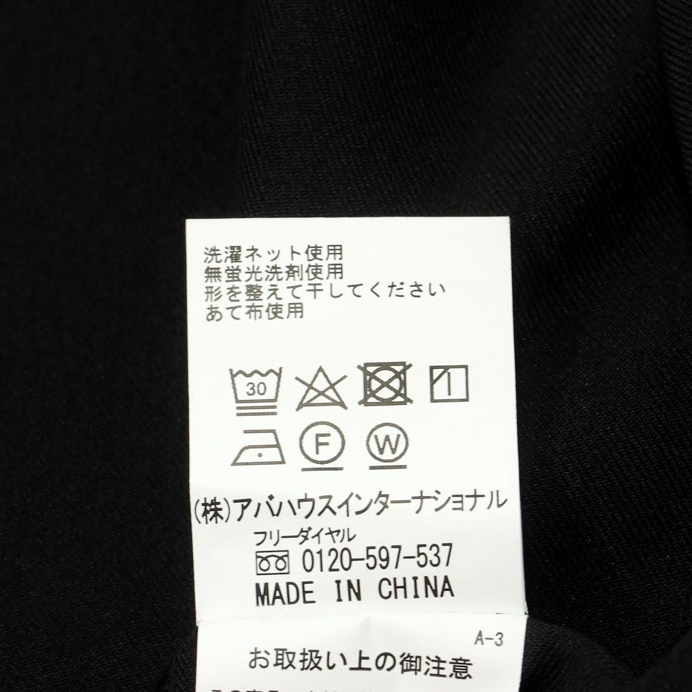 [Used] ABAHOUSE polyester casual jacket, black [46] [Condition rank B] [Men&