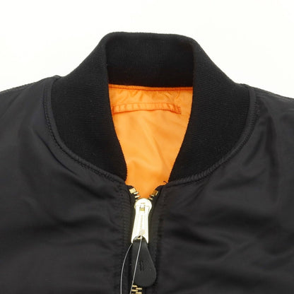 【中古】バレイアパレル VALLEY APPAREL リバーシブル MA-1 フライトジャケット ブルゾン ブラックxオレンジ【サイズL】【BLK】【A/W】【状態ランクB】【メンズ】【768878】
