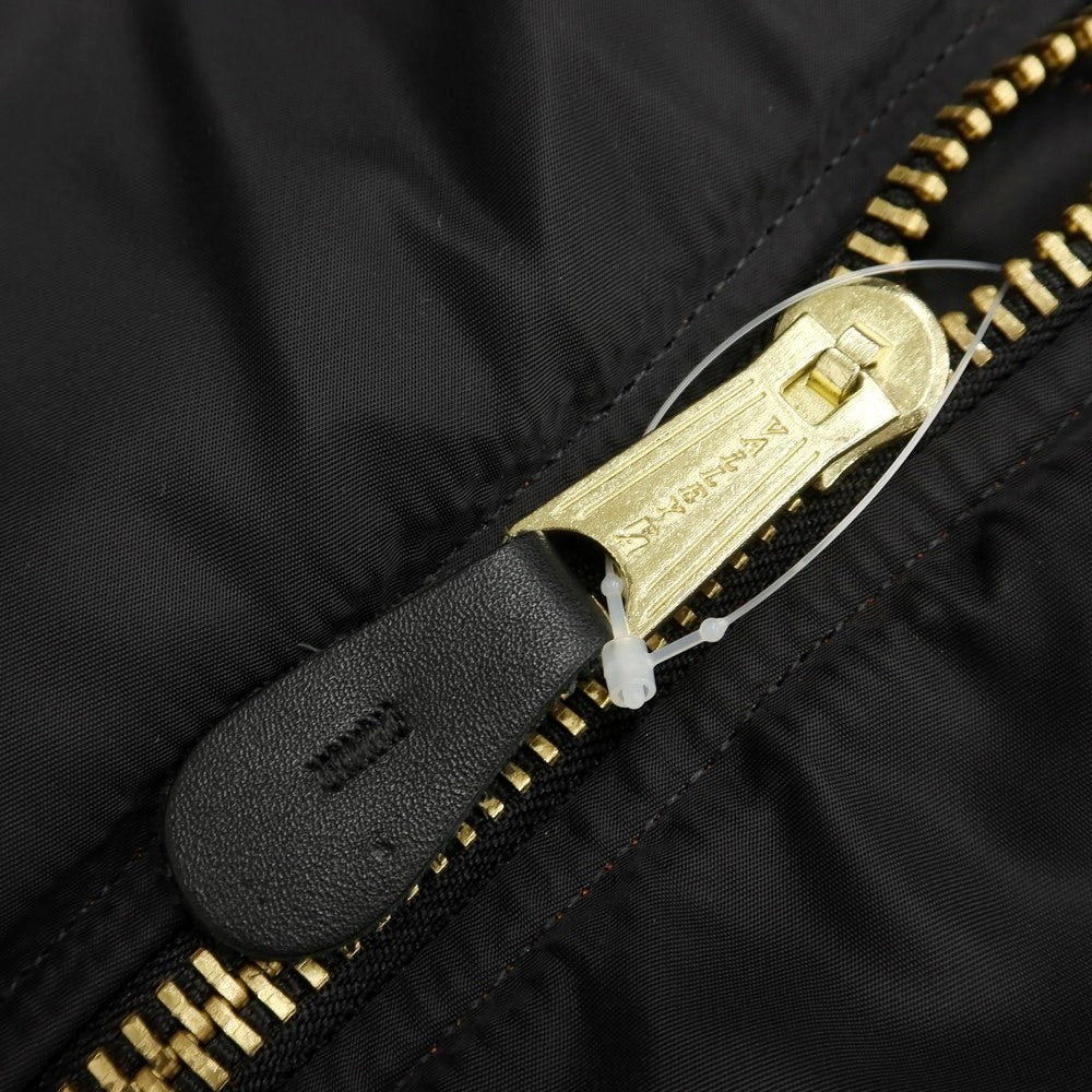 【中古】バレイアパレル VALLEY APPAREL リバーシブル MA-1 フライトジャケット ブルゾン ブラックxオレンジ【サイズL】【BLK】【A/W】【状態ランクB】【メンズ】【768878】