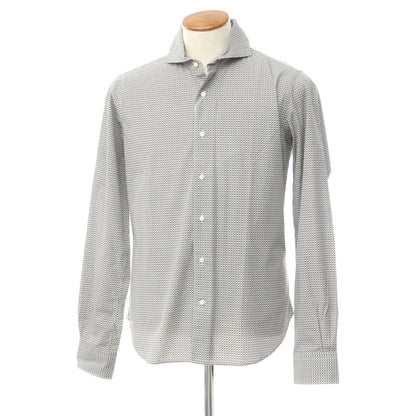 [Used] [Unused] ORIAN Cotton Horizontal Collar Casual Shirt Gray x White [Size 40] [GRY] [S/S/A/W] [Condition Rank S] [Men&