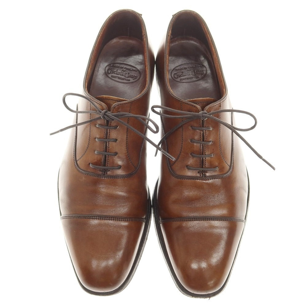 [Used] Crockett &amp;amp; Jones AUDLEY3 Hand Grade Straight Tip Dress Shoes Brown [Size 6 1/2E] [BRW] [S/S/A/W] [Condition Rank C] [Men&