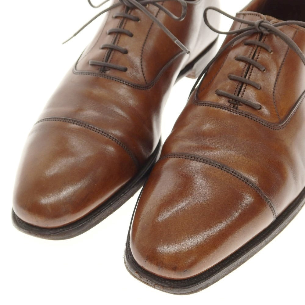 [Used] Crockett &amp;amp; Jones AUDLEY3 Hand Grade Straight Tip Dress Shoes Brown [Size 6 1/2E] [BRW] [S/S/A/W] [Condition Rank C] [Men&