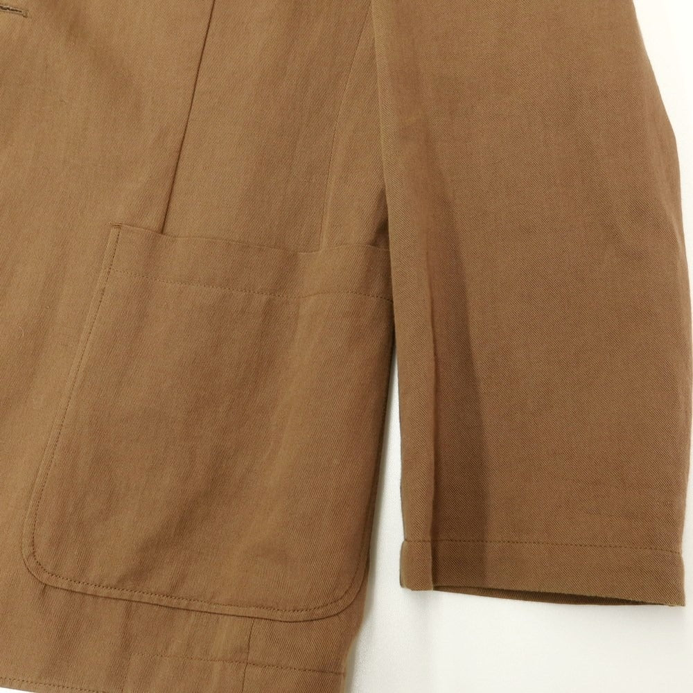 [Used] LEMAIRE Cotton Linen 3B Casual Jacket Brown [Size M] [BRW] [S/S] [Condition Rank C] [Men&