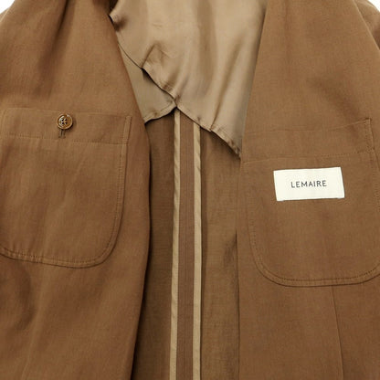 [Used] LEMAIRE Cotton Linen 3B Casual Jacket Brown [Size M] [BRW] [S/S] [Condition Rank C] [Men&