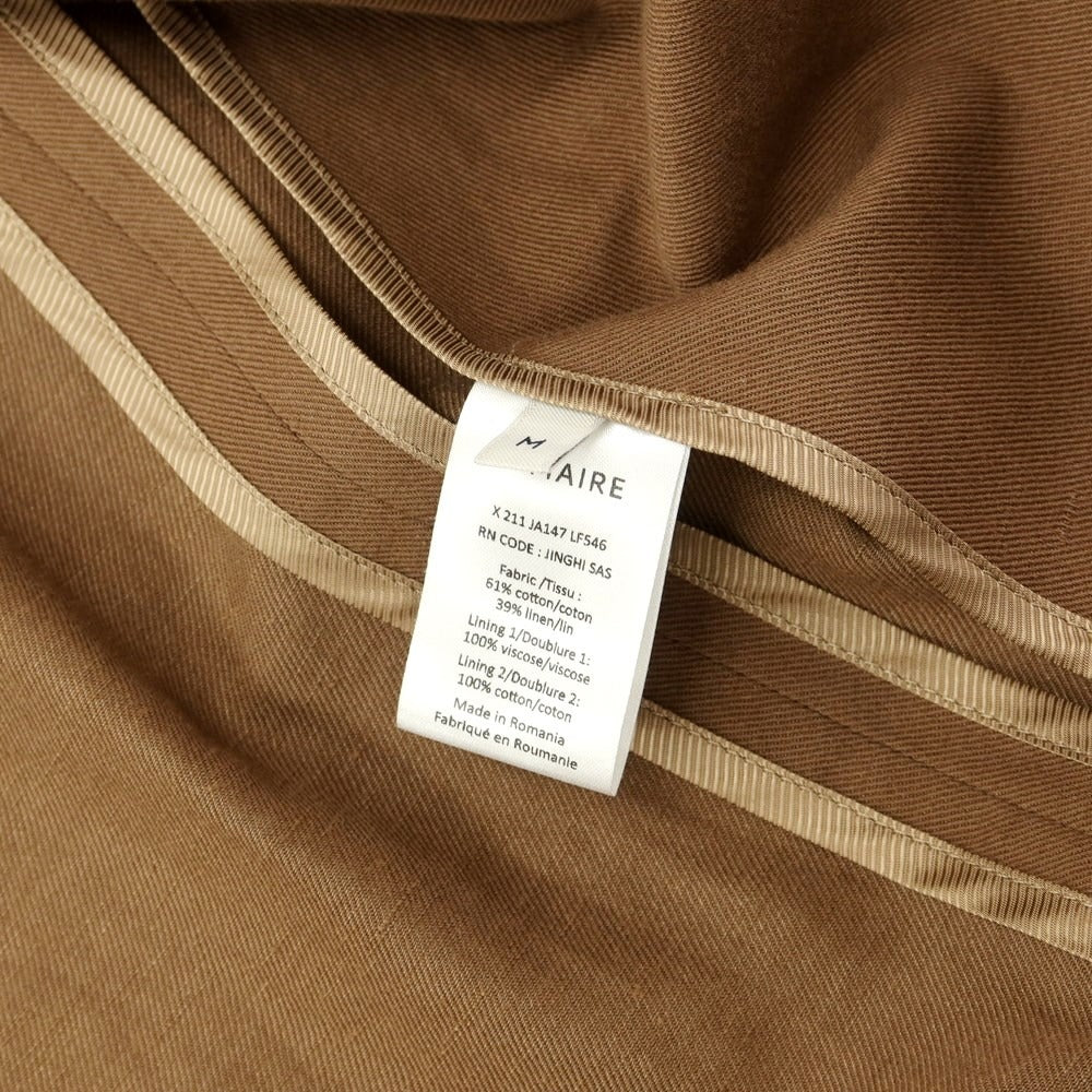 [Used] LEMAIRE Cotton Linen 3B Casual Jacket Brown [Size M] [BRW] [S/S] [Condition Rank C] [Men&