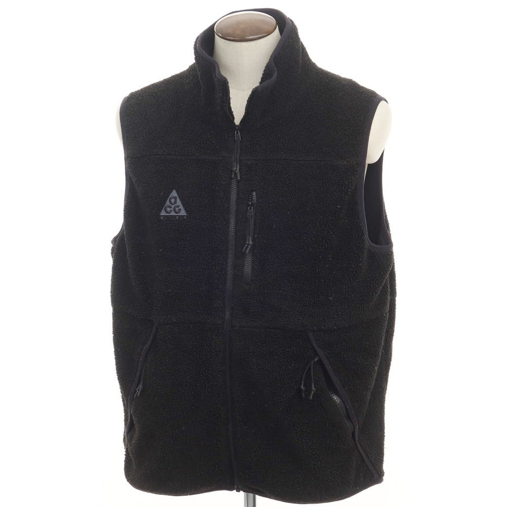 [Used] Nike ACG Polyester Acrylic Fleece Vest Black [Size XL] [BLK] [A/W] [Condition Rank C] [Men&