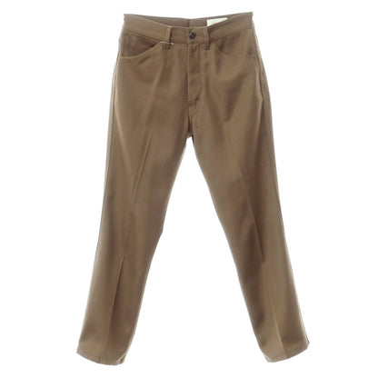 [Used] LEMAIRE polyester wool boot cut slacks pants brown [size 46] [BRW] [A/W] [Condition rank A] [Men&