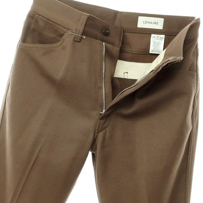 [Used] LEMAIRE polyester wool boot cut slacks pants brown [size 46] [BRW] [A/W] [Condition rank A] [Men&