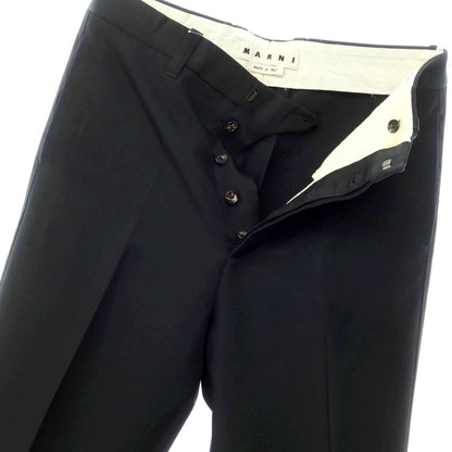 [Used] MARNI Twill polyester work pants, black [Size 46] [BLK] [S/S] [Condition rank D] [Men&