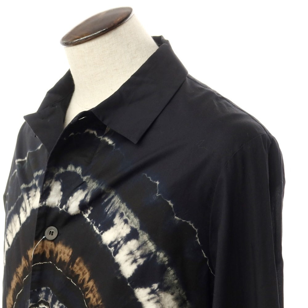 [Used] DRIES VAN NOTEN Cotton Open Collar Casual Shirt Black [Size 48] [BLK] [S/S/A/W] [Condition Rank B] ​​[Men&