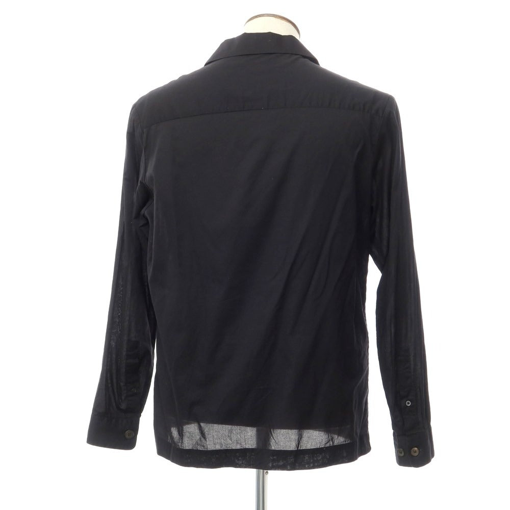 [Used] DRIES VAN NOTEN Cotton Open Collar Casual Shirt Black [Size 48] [BLK] [S/S/A/W] [Condition Rank B] ​​[Men&