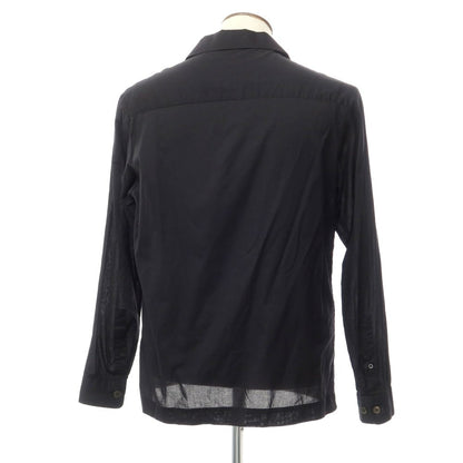 【中古】ドリスヴァンノッテン DRIES VAN NOTEN コットン オープンカラー カジュアルシャツ ブラック【サイズ48】【BLK】【S/S/A/W】【状態ランクB】【メンズ】【768892】
[EPD]