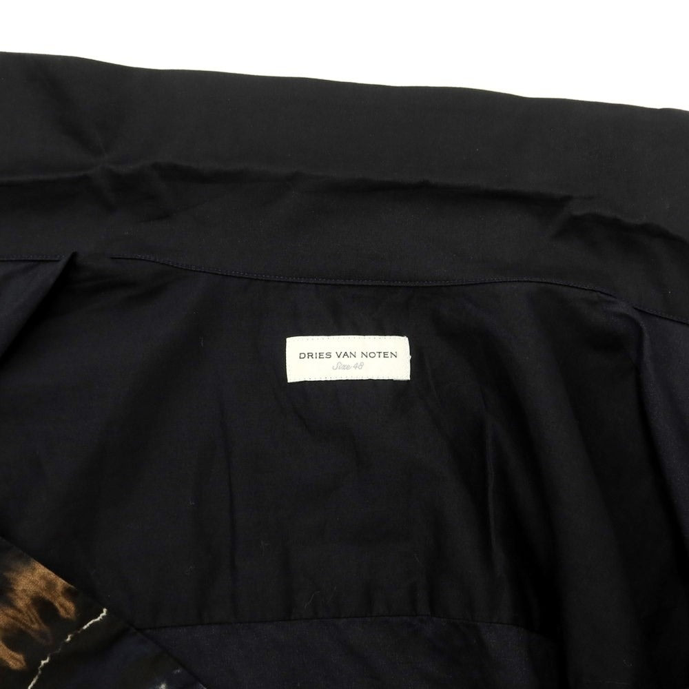 [Used] DRIES VAN NOTEN Cotton Open Collar Casual Shirt Black [Size 48] [BLK] [S/S/A/W] [Condition Rank B] ​​[Men&