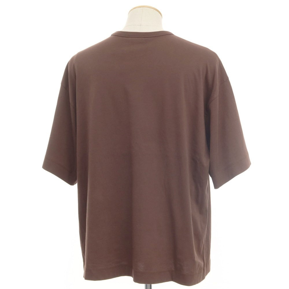 [Used] DRIES VAN NOTEN Cotton Short Sleeve Crew Neck T-Shirt Brown [Size S] [BRW] [S/S] [Condition Rank C] [Men&