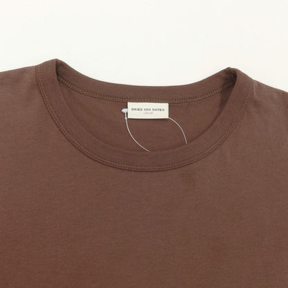 [Used] DRIES VAN NOTEN Cotton Short Sleeve Crew Neck T-Shirt Brown [Size S] [BRW] [S/S] [Condition Rank C] [Men&