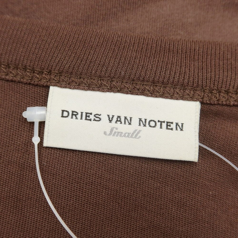 [Used] DRIES VAN NOTEN Cotton Short Sleeve Crew Neck T-Shirt Brown [Size S] [BRW] [S/S] [Condition Rank C] [Men&