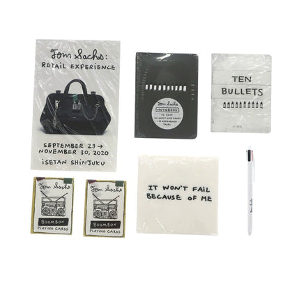 [Used] [Unused] Tom Sachs Goods Set: Playing Cards, Ballpoint Pen, Notebook, White x Gray [WHT] [S/S/A/W] [Condition Rank S] [Men&