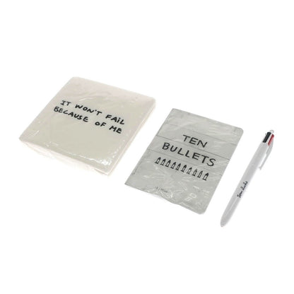 [Used] [Unused] Tom Sachs Goods Set: Playing Cards, Ballpoint Pen, Notebook, White x Gray [WHT] [S/S/A/W] [Condition Rank S] [Men&