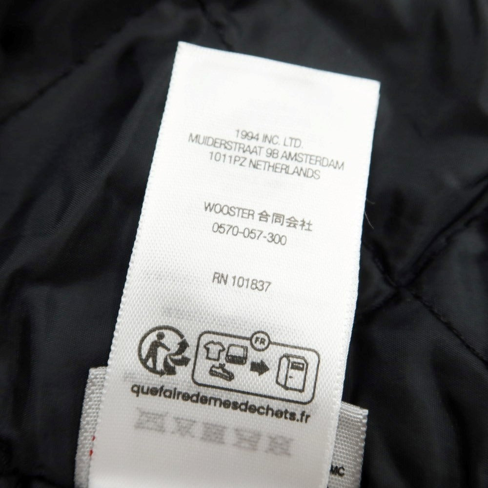 [Used] Supreme 2023 Autumn/Winter Leather Collar Utility Jacket Cotton Padded Utility Jacket Blouson Black [Size L] [BLK] [A/W] [Condition Rank C] [Men&