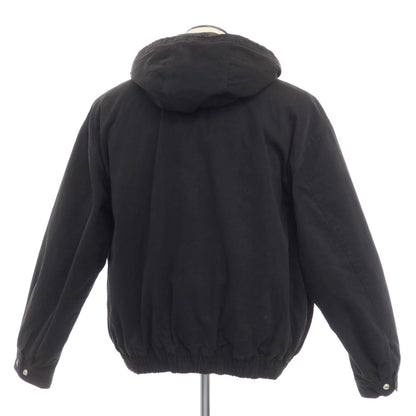 [Used] Supreme 2023 Autumn/Winter Leather Collar Utility Jacket Cotton Padded Utility Jacket Blouson Black [Size L] [BLK] [A/W] [Condition Rank C] [Men&