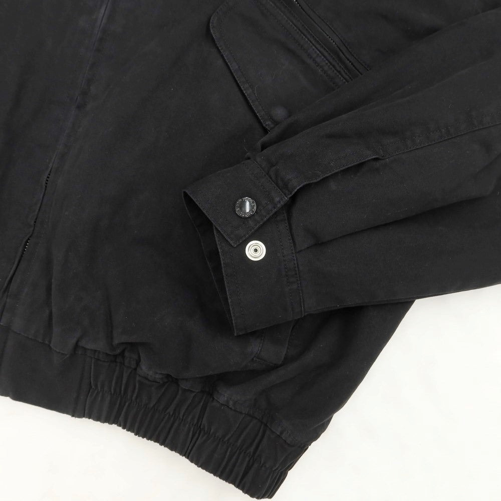 [Used] Supreme 2023 Autumn/Winter Leather Collar Utility Jacket Cotton Padded Utility Jacket Blouson Black [Size L] [BLK] [A/W] [Condition Rank C] [Men&