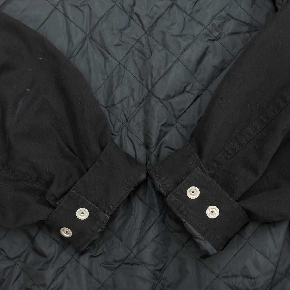 [Used] Supreme 2023 Autumn/Winter Leather Collar Utility Jacket Cotton Padded Utility Jacket Blouson Black [Size L] [BLK] [A/W] [Condition Rank C] [Men&