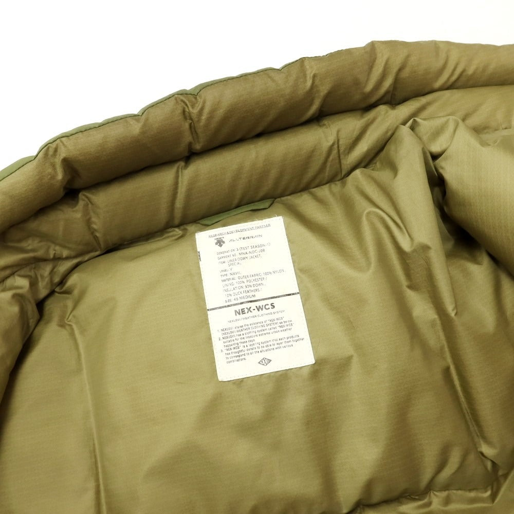 [Used] Nexus Seven NEXUSVII × DESCENTE ALLTERRAIN. URBAN RESEARCH collaboration down jacket olive green [size M] [GRN] [A/W] [condition rank B] ​​[men&