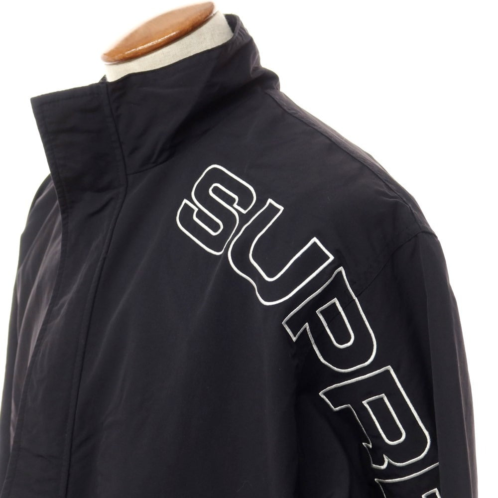 [Used] [Unused] Supreme 2023 Fall/Winter Spellout Embroidered Track Jacket Nylon Track Jacket Blouson Black [Size M] [BLK] [S/S] [Condition Rank S] [Men&