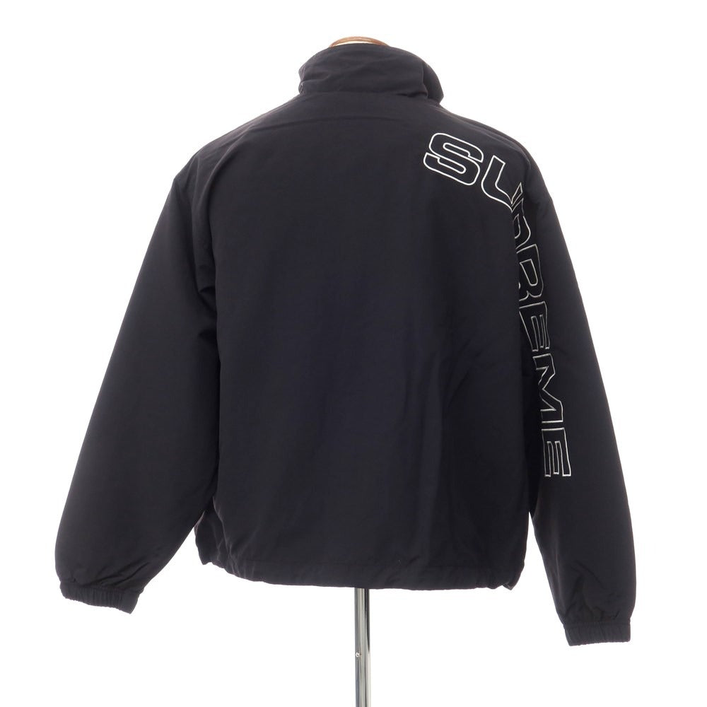 [Used] [Unused] Supreme 2023 Fall/Winter Spellout Embroidered Track Jacket Nylon Track Jacket Blouson Black [Size M] [BLK] [S/S] [Condition Rank S] [Men&