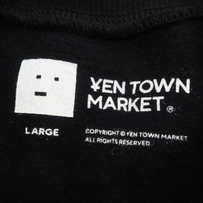 [Used] Yen Town Market x Yomiuri Giants Cotton Fleece Sweatshirt Black [Size L] [BLK] [A/W] [Condition Rank A] [Men&