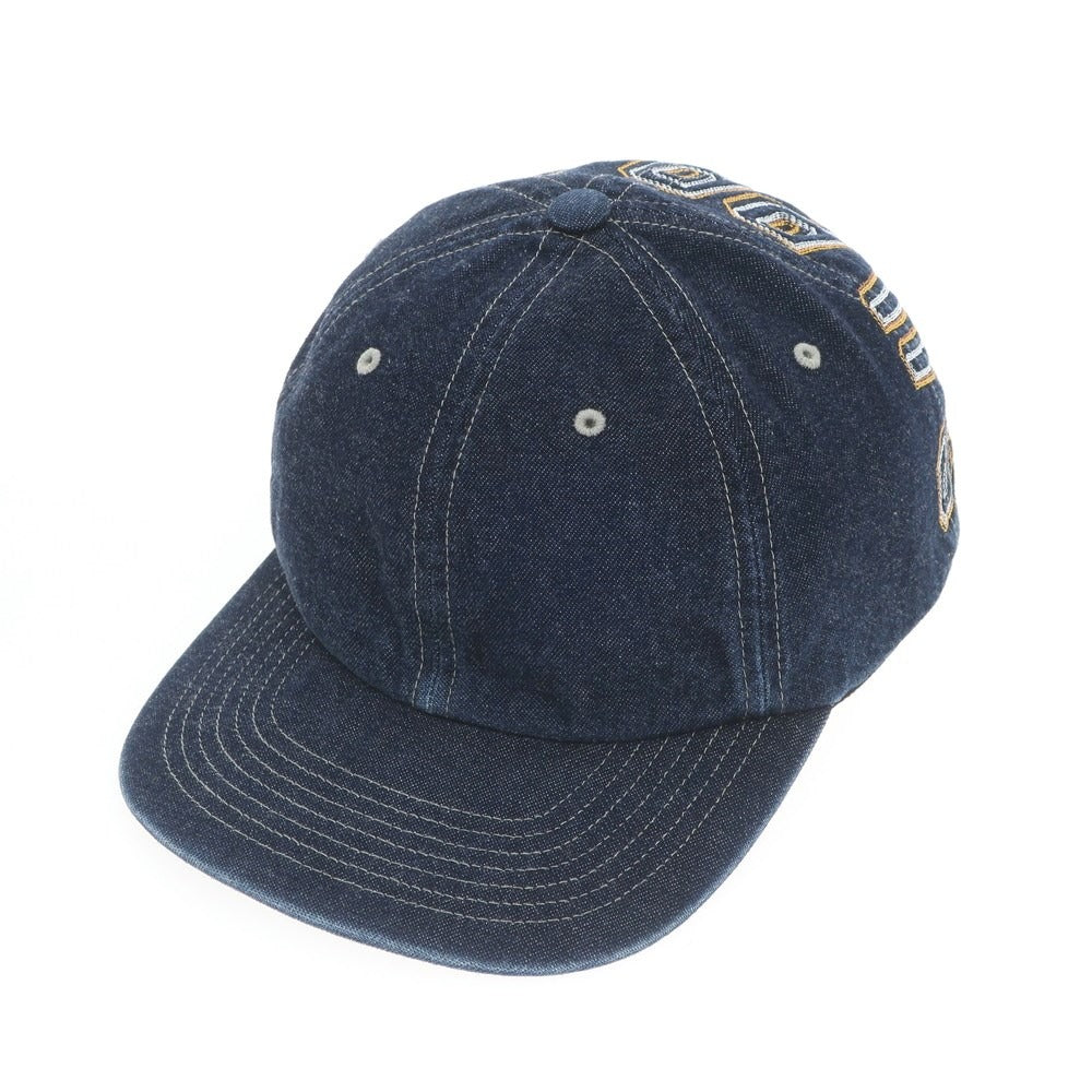 [Used] [Unused] Supreme 2023 Fall/Winter Back Arc 6-Panel Denim Baseball Cap Navy [NVY] [S/S/A/W] [Condition Rank S] [Men&