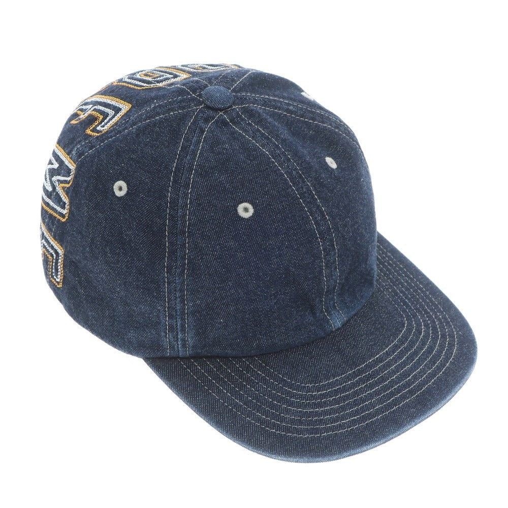 [Used] [Unused] Supreme 2023 Fall/Winter Back Arc 6-Panel Denim Baseball Cap Navy [NVY] [S/S/A/W] [Condition Rank S] [Men&