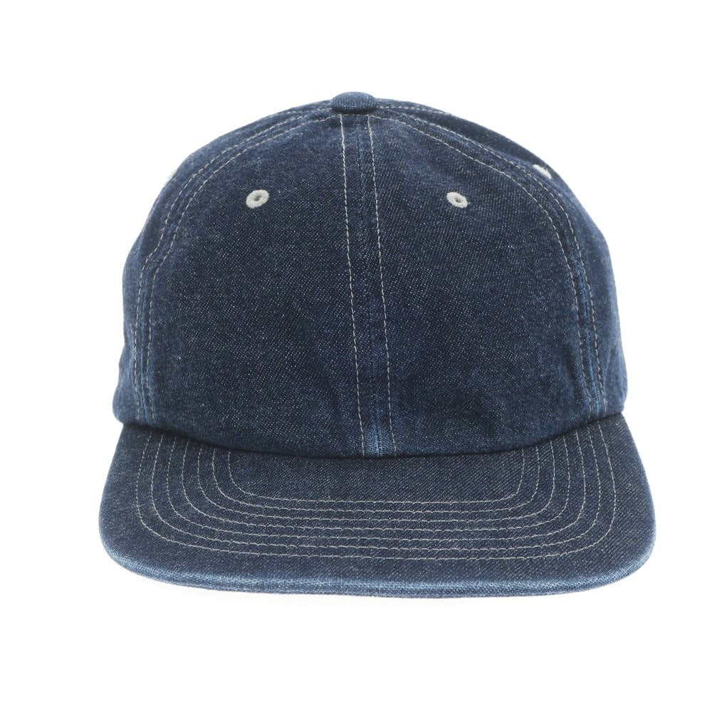 [Used] [Unused] Supreme 2023 Fall/Winter Back Arc 6-Panel Denim Baseball Cap Navy [NVY] [S/S/A/W] [Condition Rank S] [Men&