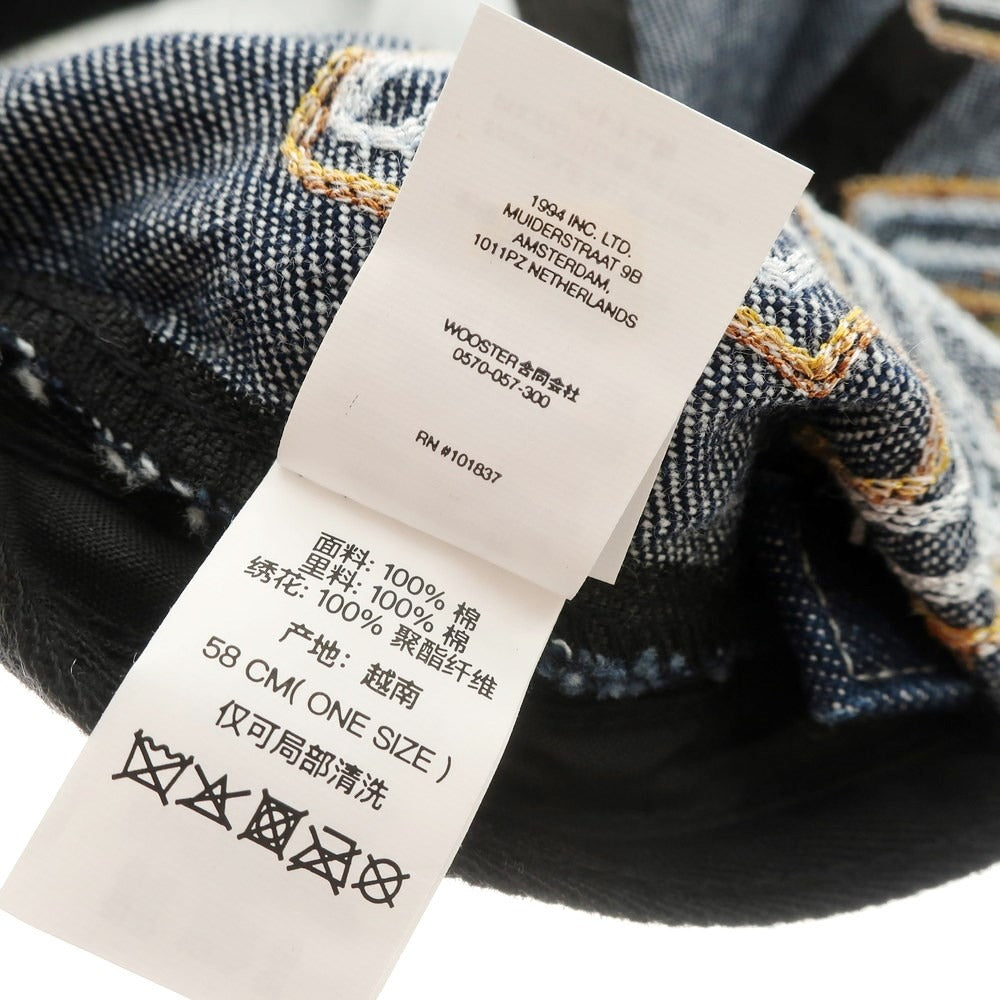 [Used] [Unused] Supreme 2023 Fall/Winter Back Arc 6-Panel Denim Baseball Cap Navy [NVY] [S/S/A/W] [Condition Rank S] [Men&