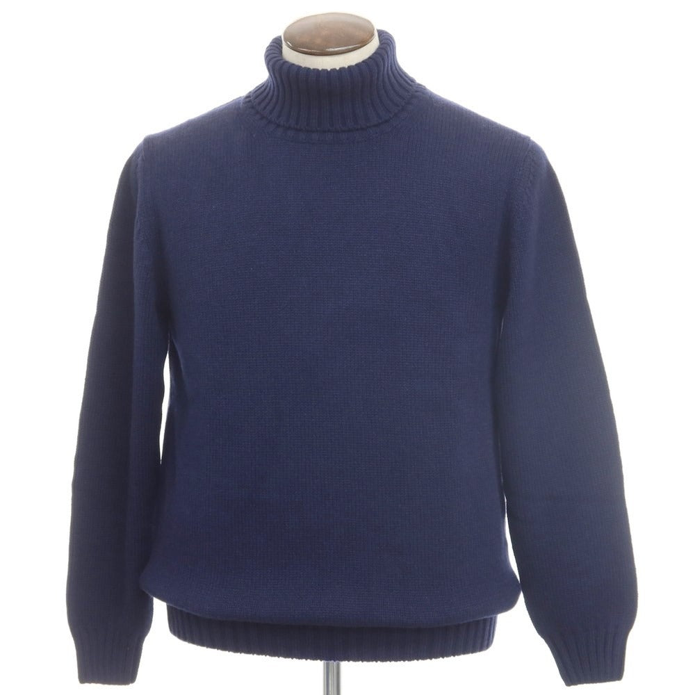 【中古】リングヂャケット リングジャケット RING JACKET カシミヤ タートルネック プルオーバーニット ネイビー【サイズ52/L】【NVY】【A/W】【状態ランクA】【メンズ】【768894】