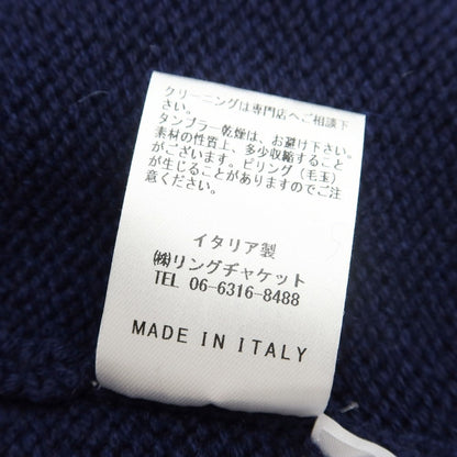 [Used] Ring Jacket Cashmere Turtleneck Pullover Knit Navy [Size 52/L] [NVY] [A/W] [Condition Rank A] [Men&