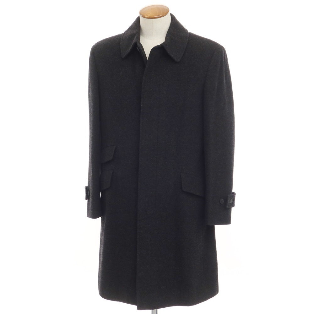 [Used] Burberry Black Label Wool Cashmere Balmacaan Coat Charcoal Gray [Size M] [GRY] [A/W] [Condition Rank B] ​​[Men&