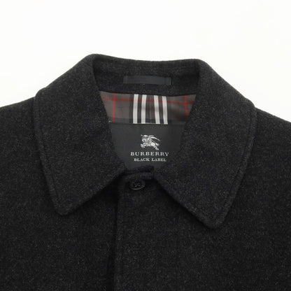 [Used] Burberry Black Label Wool Cashmere Balmacaan Coat Charcoal Gray [Size M] [GRY] [A/W] [Condition Rank B] ​​[Men&