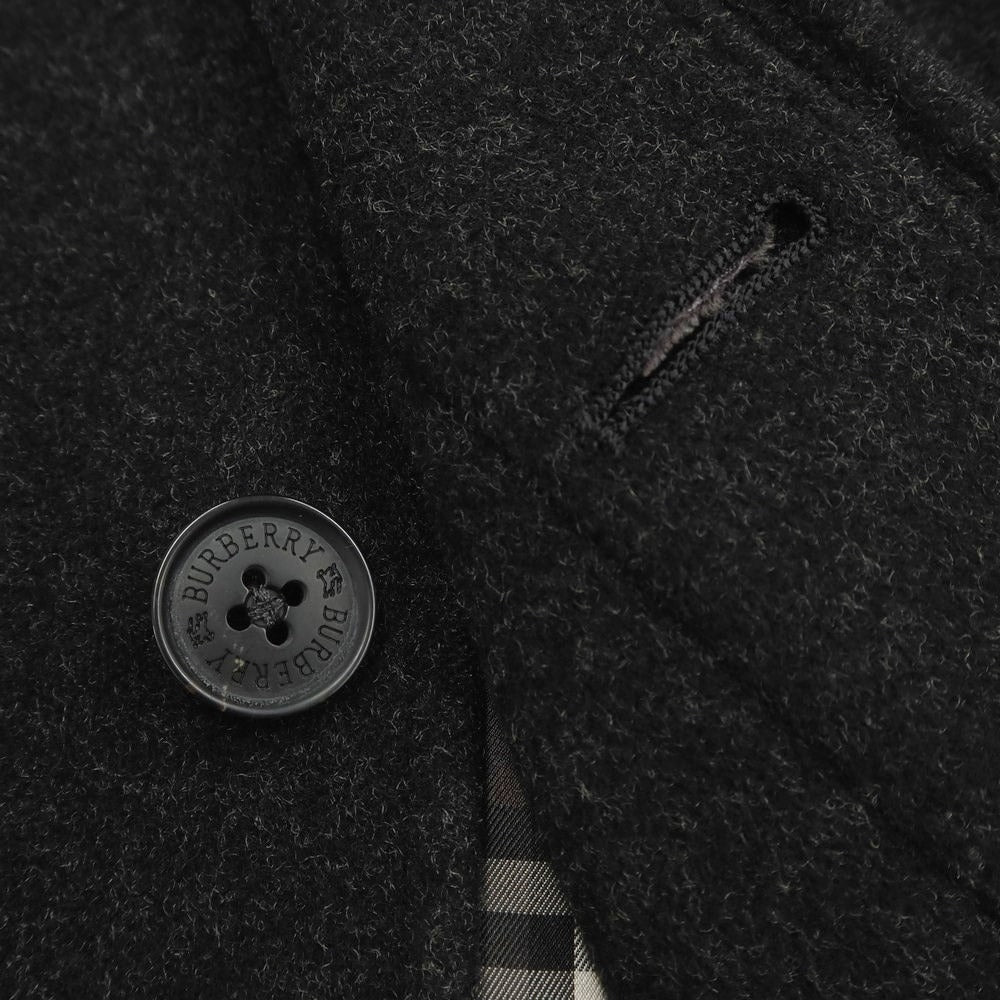 [Used] Burberry Black Label Wool Cashmere Balmacaan Coat Charcoal Gray [Size M] [GRY] [A/W] [Condition Rank B] ​​[Men&