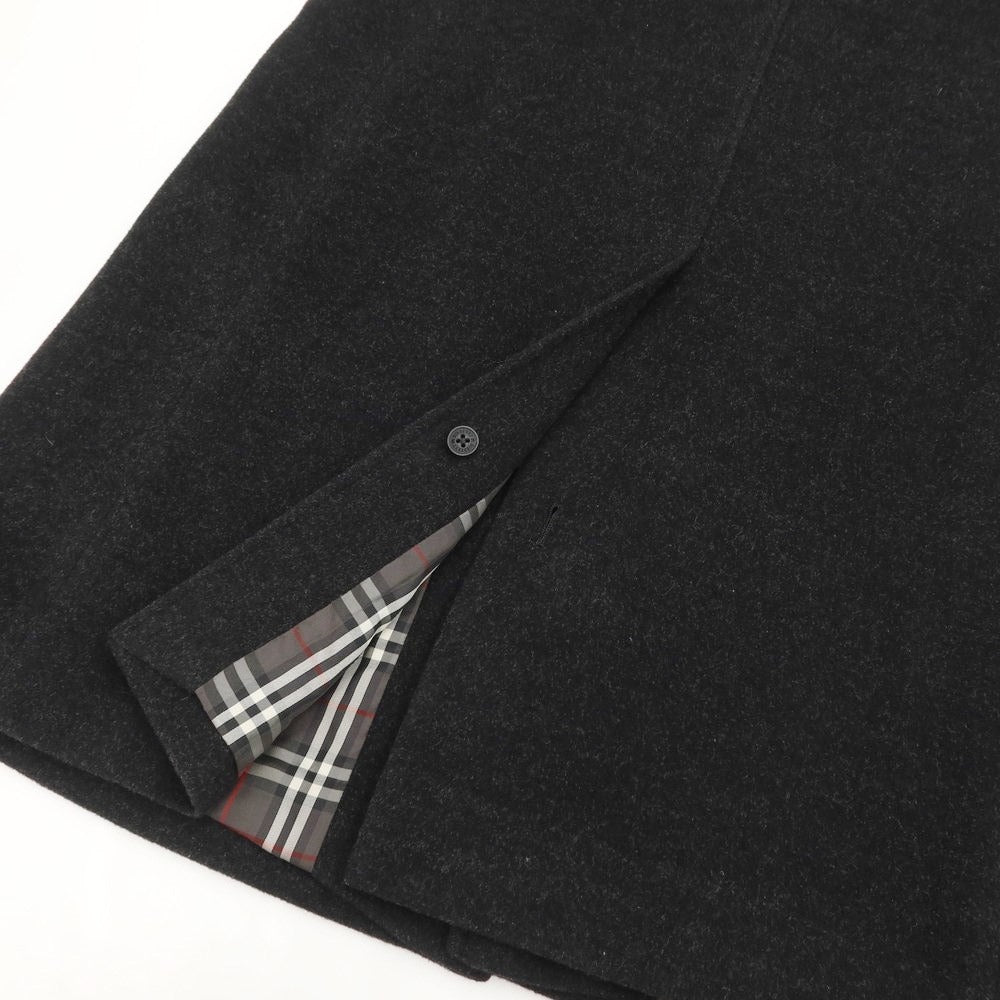 [Used] Burberry Black Label Wool Cashmere Balmacaan Coat Charcoal Gray [Size M] [GRY] [A/W] [Condition Rank B] ​​[Men&