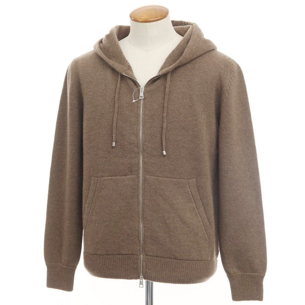 [Used] Buffy wool knit zip-up hoodie, brown [Size 46] [BRW] [A/W] [Condition Rank B] ​​[Men&