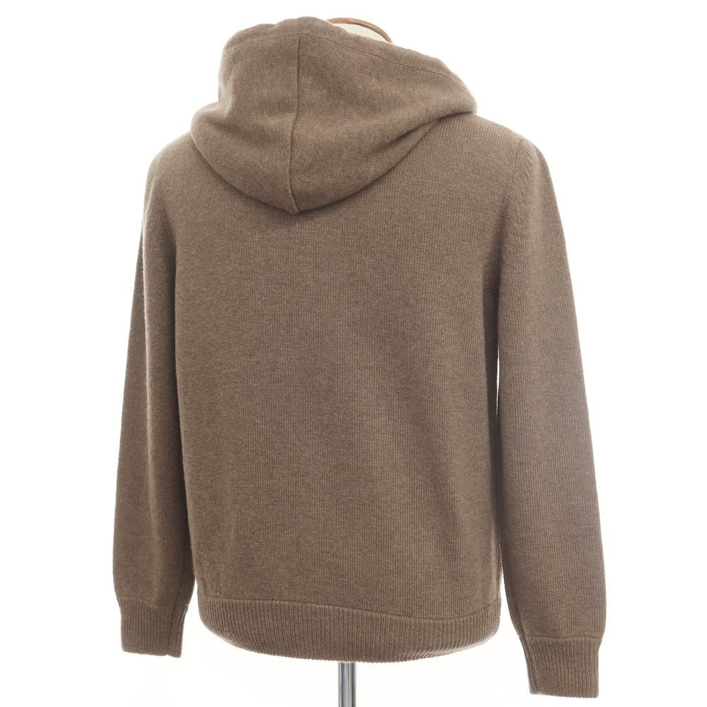 [Used] Buffy wool knit zip-up hoodie, brown [Size 46] [BRW] [A/W] [Condition Rank B] ​​[Men&