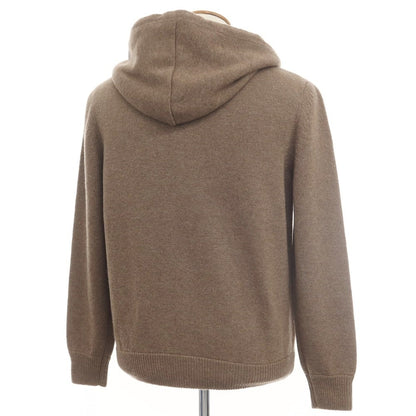[Used] Buffy wool knit zip-up hoodie, brown [Size 46] [BRW] [A/W] [Condition Rank B] ​​[Men&